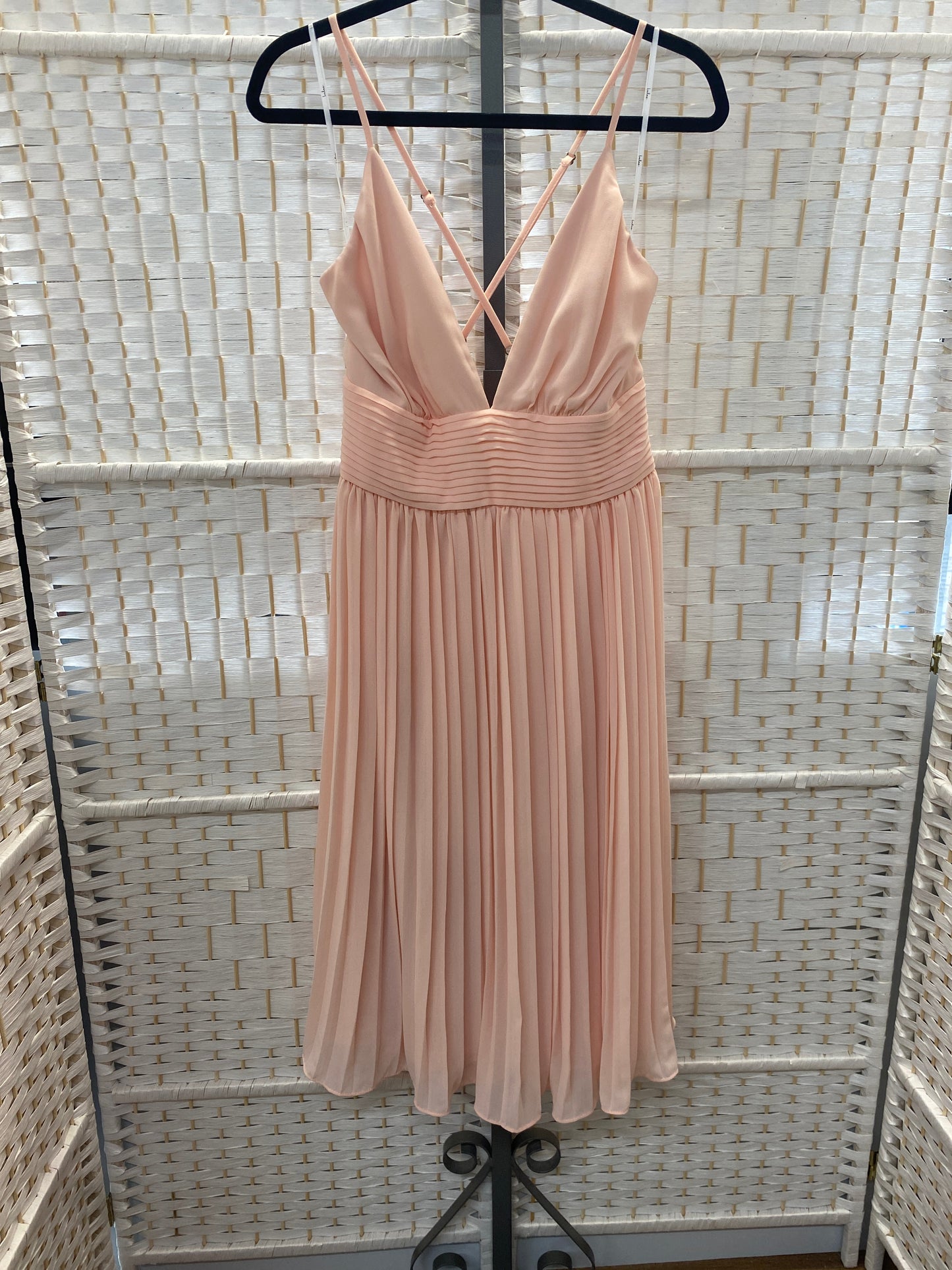 Size L Lulus Peach Gown