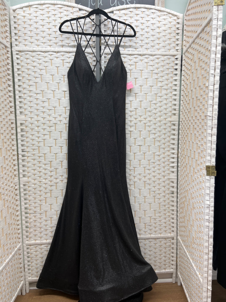 Size 12 Blush Charcoal Gown