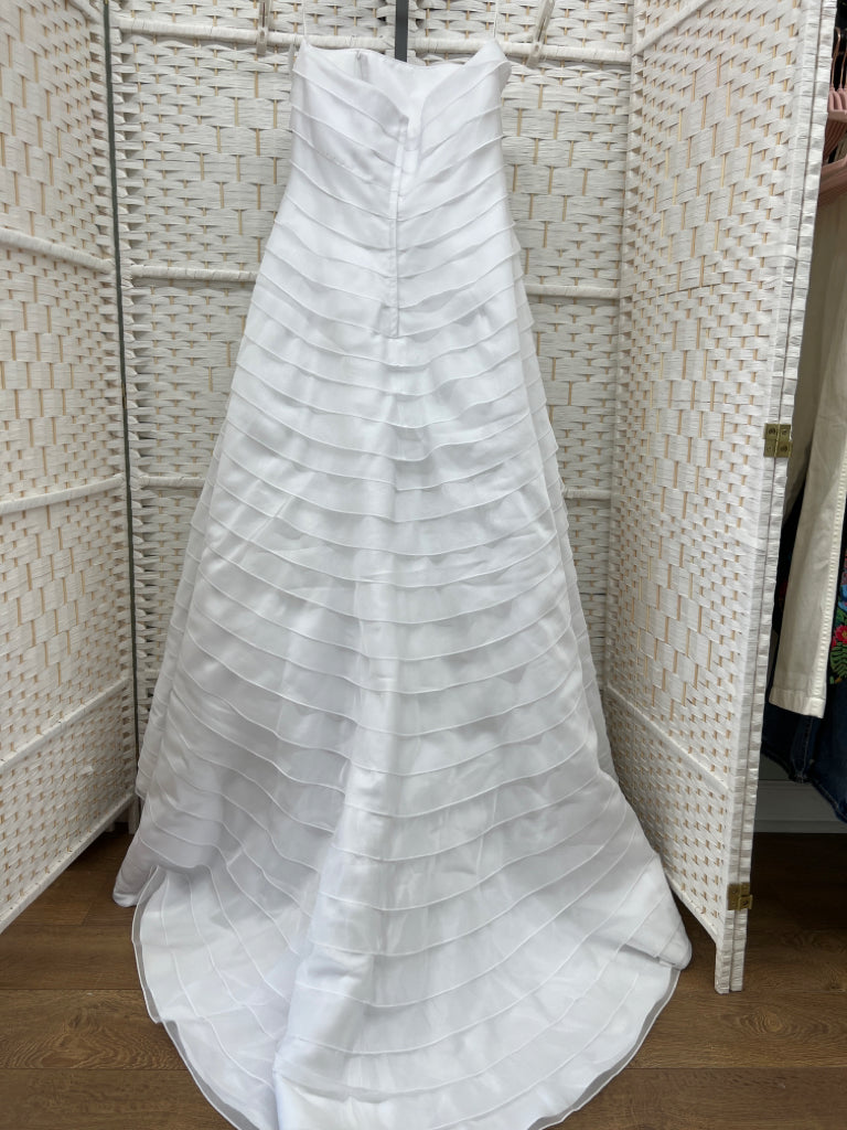 Size 14 Davids Bridal White Gown