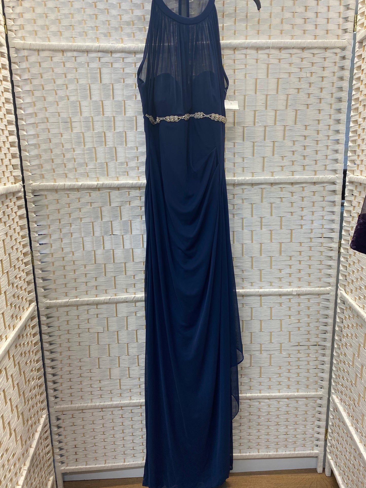 Size 10 Davids Bridal Navy Gown